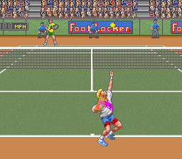David Crane's Amazing Tennis (Europe) In game screenshot